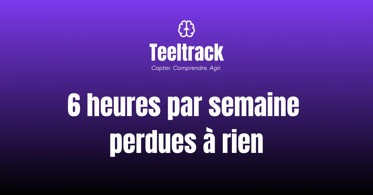 6 heures par semaine perdues à rien : le vrai coût du suivi bricolé pour un coach
